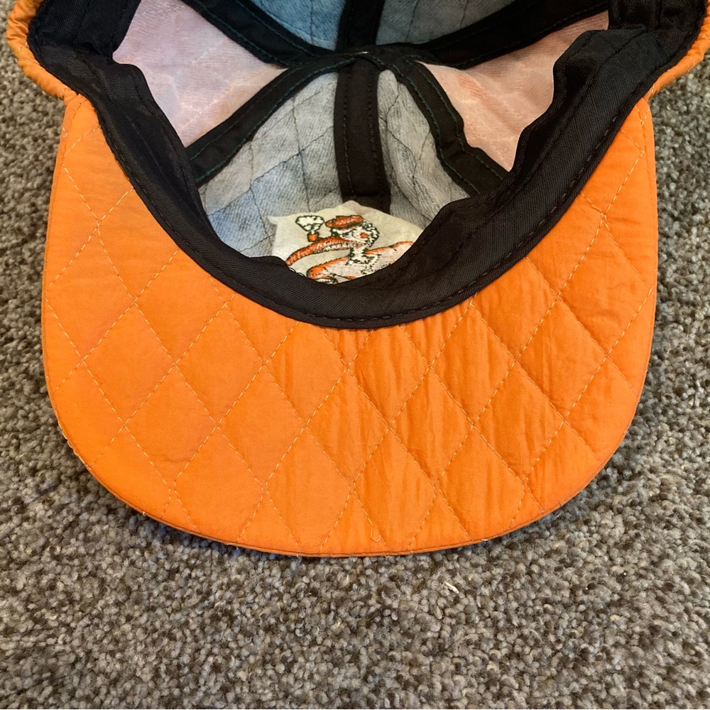 Vtg Miami Hurricanes Quilted Snapback Hat Cap Sebastian - Picture 6 of 8